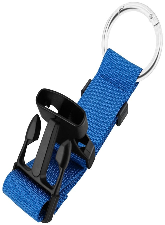 BERANMEY Adjustable Add a Bag Luggage Strap, BERANMEY 2 Pack Adjustable Suitcase Belt Straps Accessories for Connecting Luggage Jacket, Carry Your Extra Bags (Blue and Black) - Image 2